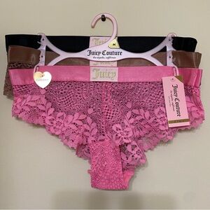 Juicy Couture Lace Women's Intimates 3 Piece Set